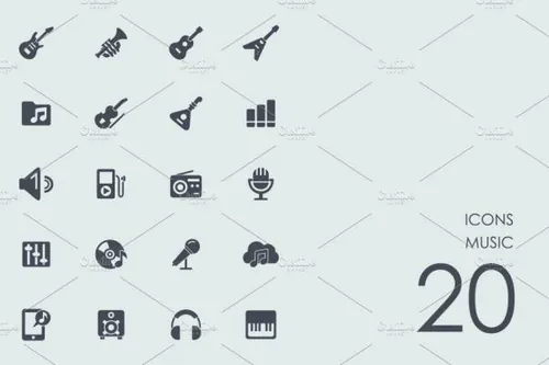 音乐图标 Music icons