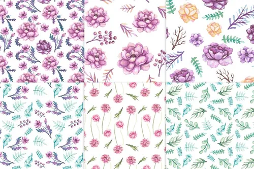 高分辨率粉色牡丹花卉剪贴画系列合集 Pink Peonies