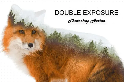 双曝光效果PS动作插件 Double Exposure Photosh