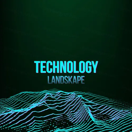 创意几何抽象立体大数据互联网数据背景