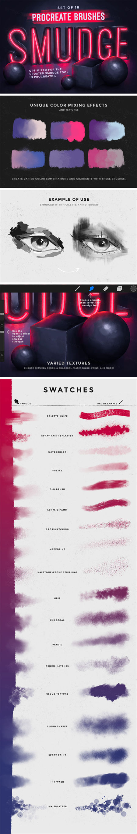 木炭墨水水彩铅笔材料肌理样式