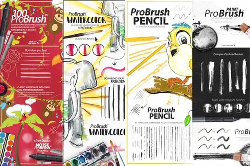 好用的illustrator画笔 300  Illustrator B