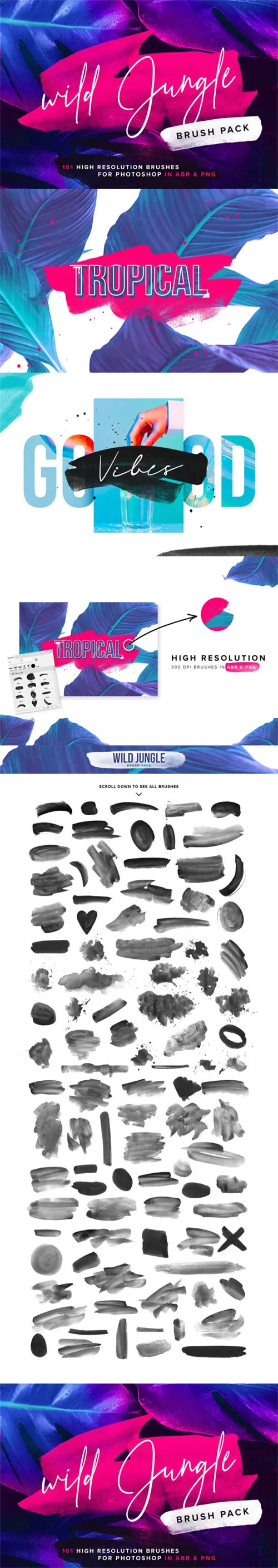 101款高品质的高分辨率中国风水墨书法