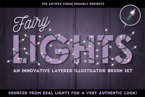 彩灯笔刷 Fairy Light Brushes
