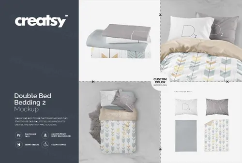 床上用品家纺样机贴图模型3851341