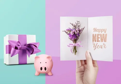 2019年最新粉红色品牌VI场景海报设计元素【礼盒、邀请函】