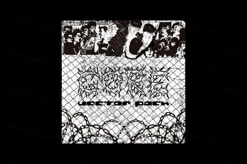 新复古酸性艺术赛博朋克恐怖森林电缆涂鸦铁链素材合辑 GORE