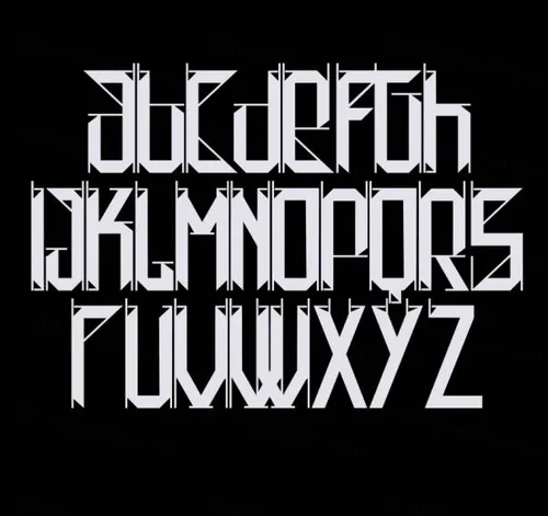 新复古未来派科技赛博朋克工业英文装饰字体 Rembagram - Galicea Type