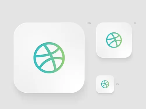 APP图标应用设计模板Icon App Template Mockup