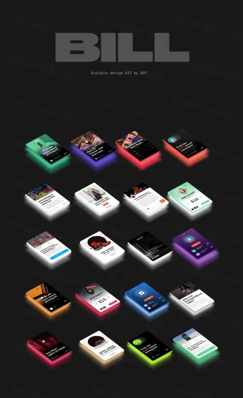 APP弹窗广告模板合集 Kit Bill