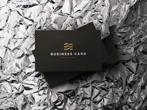 高质量优雅名片模型PSD贴图模板Elegant Business Card Mockup PSD