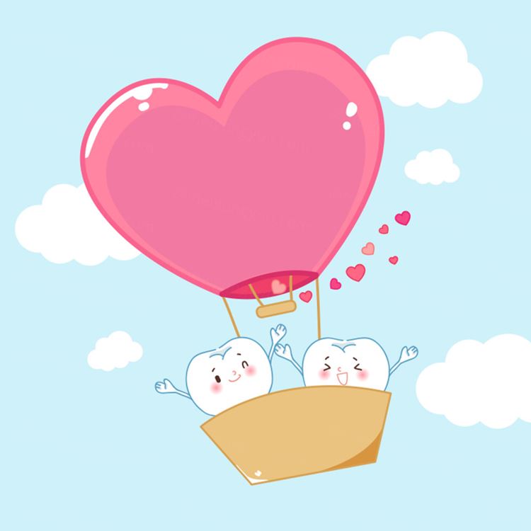 保护清洁保养牙齿卫生可爱宣传插画海报EPS矢量插画素材