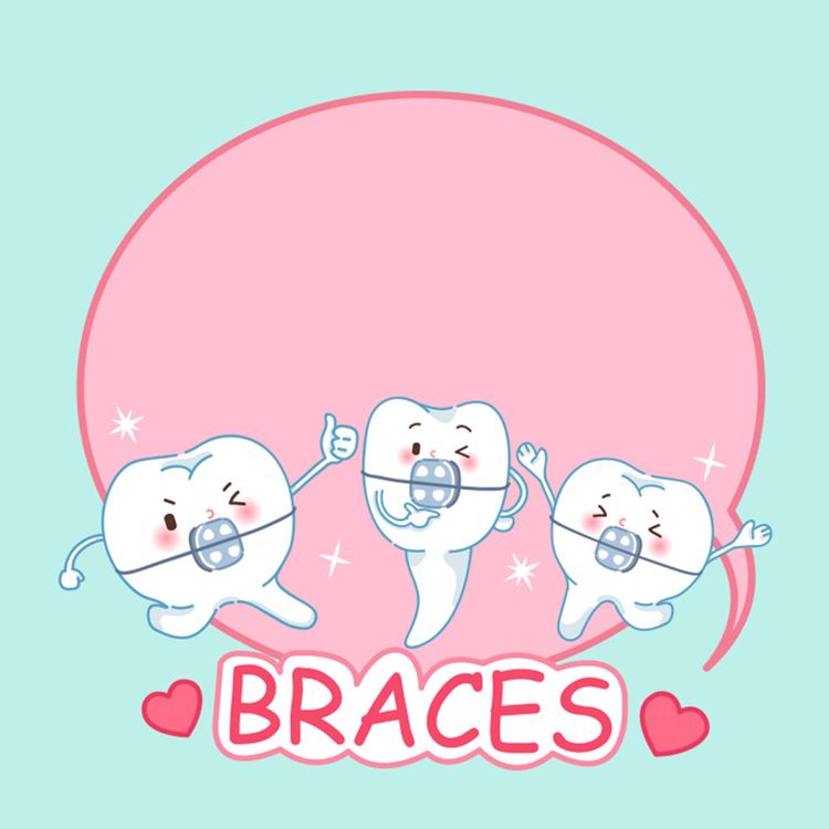 保护清洁保养牙齿卫生可爱宣传插画海报EPS矢量插画素材