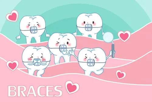 保护清洁保养牙齿卫生可爱宣传插画海报EPS矢量插画素材