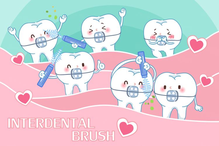 保护清洁保养牙齿卫生可爱宣传插画海报EPS矢量插画素材