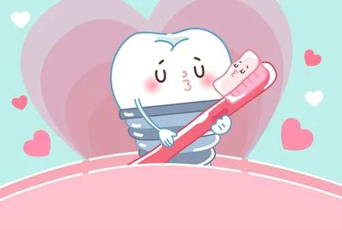 保护清洁保养牙齿卫生可爱宣传插画海报EPS矢量插画素材