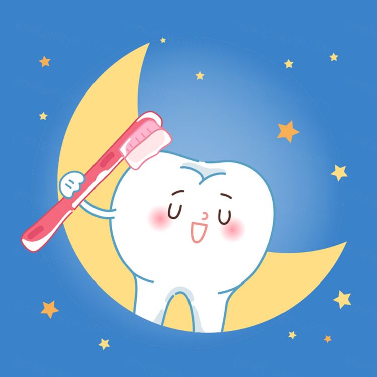 保护清洁保养牙齿卫生可爱宣传插画海报EPS矢量插画素材