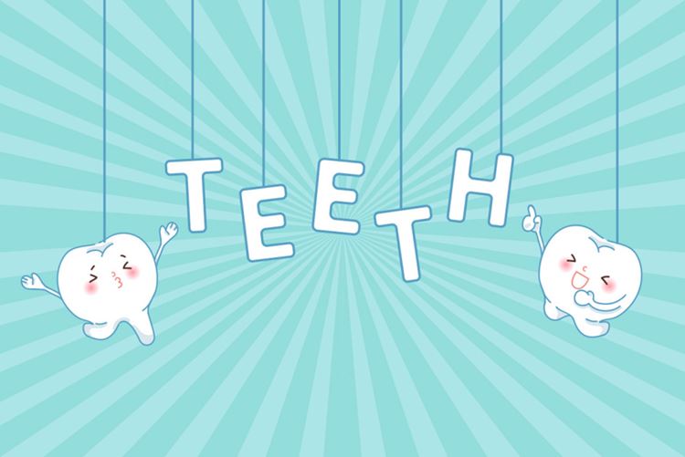 保护清洁保养牙齿卫生可爱宣传插画海报EPS矢量插画素材