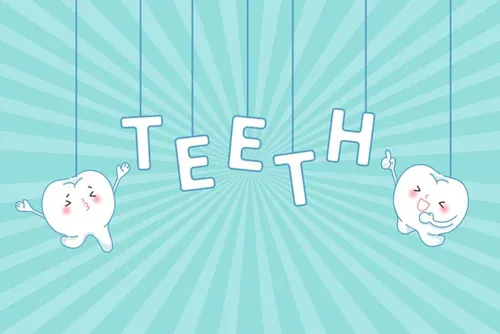 保护清洁保养牙齿卫生可爱宣传插画海报EPS矢量插画素材