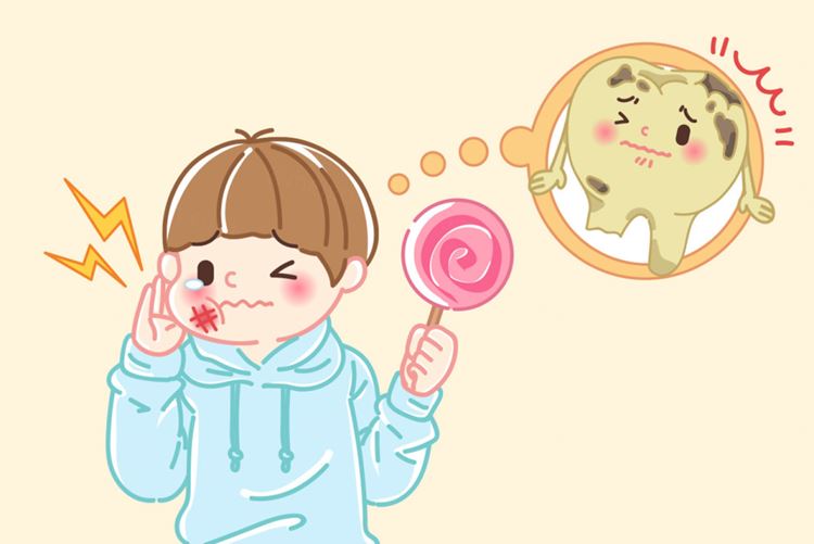 保护清洁保养牙齿卫生可爱宣传插画海报EPS矢量插画素材