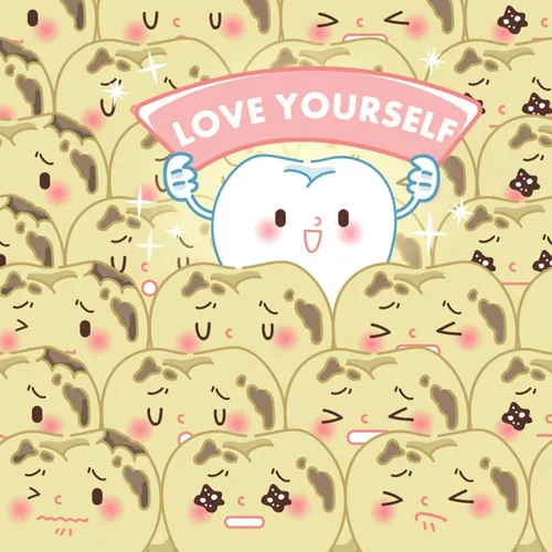 保护清洁保养牙齿卫生可爱宣传插画海报EPS矢量插画素材