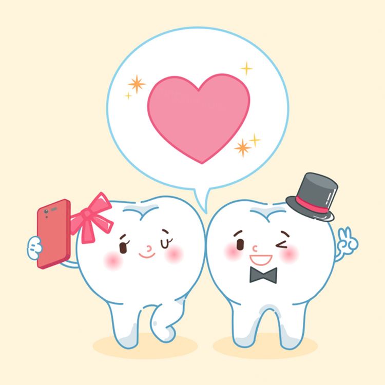 保护清洁保养牙齿卫生可爱宣传插画海报EPS矢量插画素材