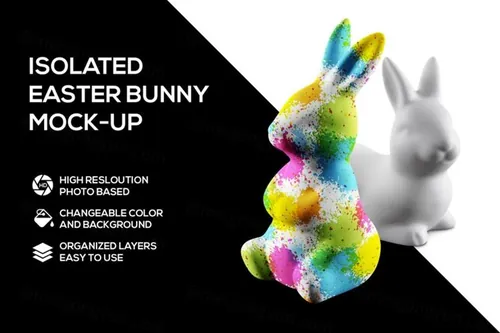 可爱简约复活节小兔子小白兔包装easter-bunnies
