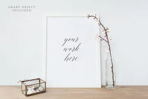 简约画框样机模板 Frame mock up