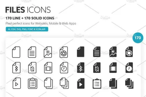文件矢量图标素材 Files Icons