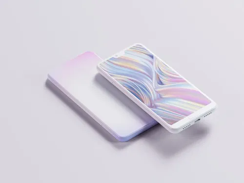 苹果智能手机样机贴图PSD模板 Clay smartphone mockup