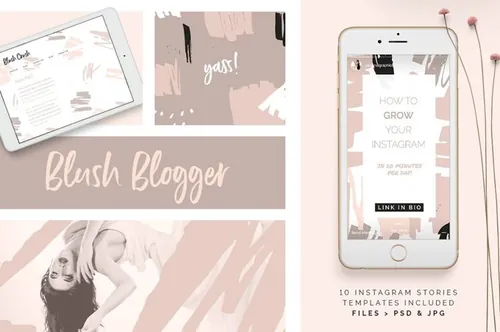 艺术抽象手绘设计素材 Stories