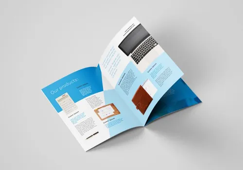 免费A4宣传册设计提案贴图展示样机模板 A4 brochure mockup