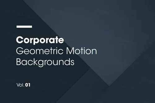 抽象几何背景 Corporate  Motion Backg