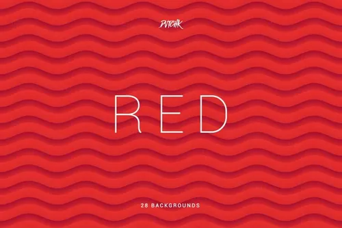 抽象波纹背景合集 Red  Soft Abstract Wa