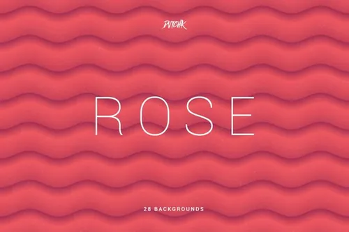 玫瑰色柔和抽象波纹背景 Rose Soft Abstract