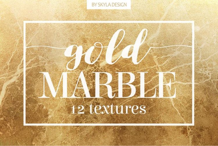 金色大理石图案纹理 Texture Gold marble