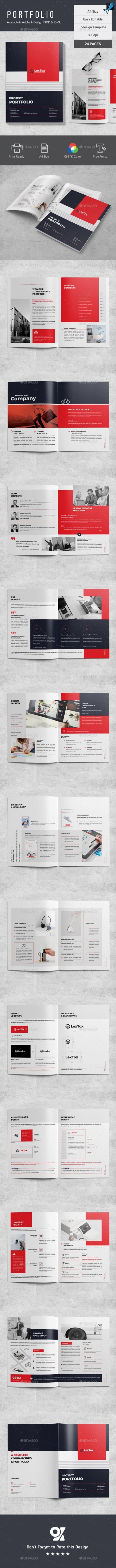 企业品牌业务图册设计模板 Portfolio 23835564