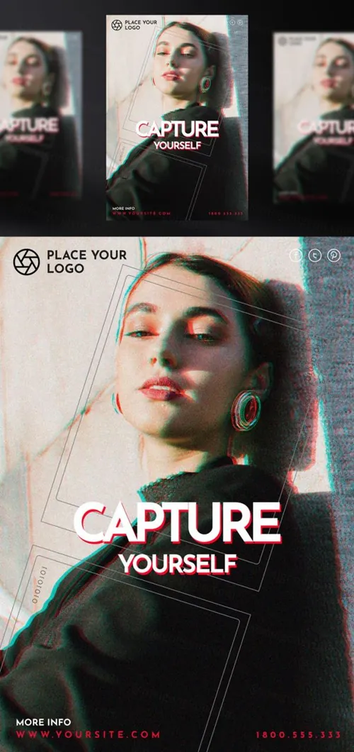 欧美大牌女装Ins新媒体广告宣传海报PSD模板 Instagram posts pack for capture