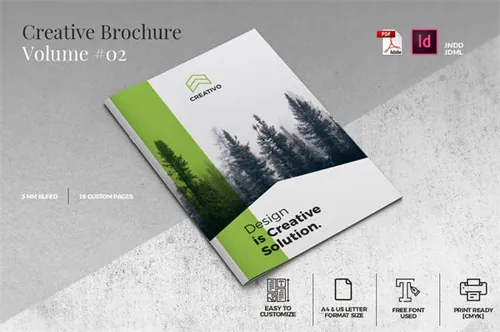 创意宣传册画册模板indd Creative Brochure Template Vol