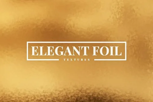 优雅的金箔背景纹理素材 Elegant Foil Textu