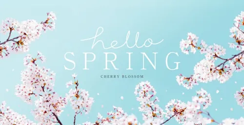 粉色春季桃花节春天樱花网页横幅海报PSD模板素材