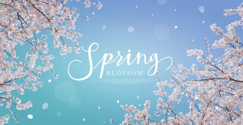 粉色春季桃花节春天樱花网页横幅海报PSD模板素材