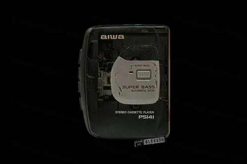 复古老物件潮流音乐磁带播放器贴图样机PSD模板 Vsssart - Cassette Player Mockup