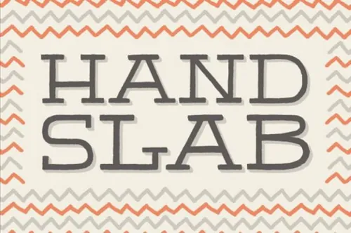 经典的英文字体 HandSlab