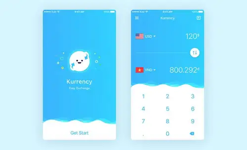 Kurrency App Concept Daily UI #039 每日UI源文件分享