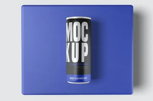 瘦版啤酒罐设计样机 V2（PSD）