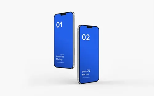 iPhone 12 概念设计样机下载（PSD）