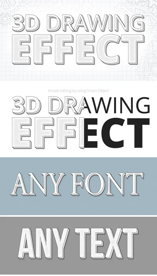 3D技术绘图文字效果样机