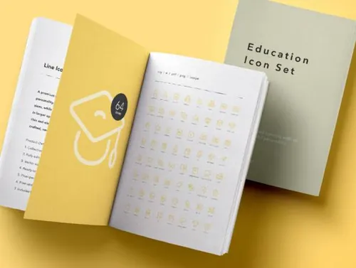 教育相关的可爱图标套装下载Education Icons