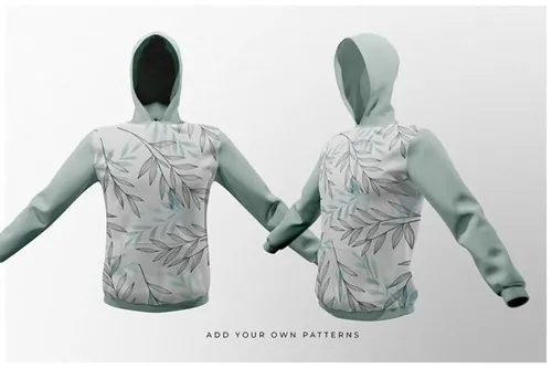 连帽衫设计展示样机（PSD）